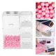 thumbnail image 3 of Organizador de brochas de maquillaje con decoración de perlas, caja de almacenamiento portátil para cosméticos con tapa, 3 of 6
