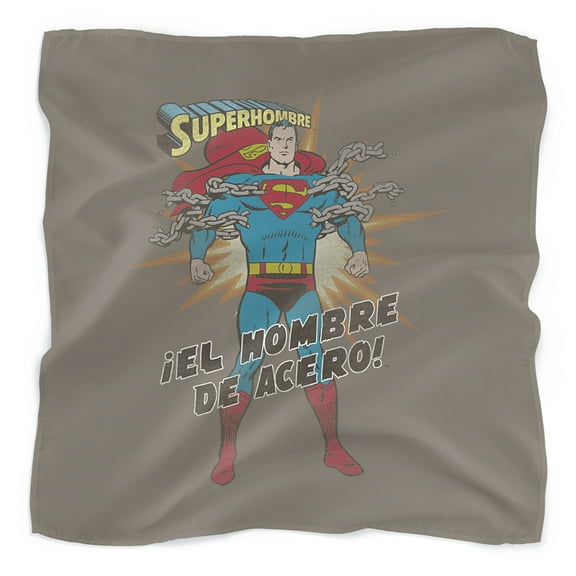 Superman El Hombre Del Acero Bandana (21 in x 21 in)