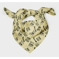 thumbnail image 3 of Bimba Beige Dream Chaser Text Printed Pure Silk Scarf Neck Wrap Summer Hair Bandanas For Women 40 x 40 Inches, 3 of 6