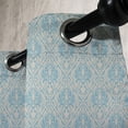 thumbnail image 3 of Ambesonne Blue and Beige Grommet Curtain, Vintage Scroll, 50" x 72", Blue and Beige, 3 of 6