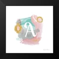 thumbnail image 2 of Zaman, Farida 15x15 Black Modern Framed Museum Art Print Titled - Abstract Monogram A, 2 of 5