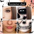 thumbnail image 3 of Face Body Paint,  Makeup Retention Makeup Black And White Set Widely Applicable Skin Friendly  For, 3 of 8