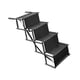 thumbnail image 5 of Rampa para perros para coche Jinwen Tela Oxford ligera 4 escalones Negro con estampado, 5 of 8