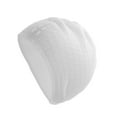 thumbnail image 6 of Unique Bargains 1 Pc Waterproof Stripe Pattern Swimming Cap White, 6 of 6