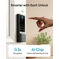 thumbnail image 6 of Anker eufy Security Smart Lock C220, Built-in Wi-Fi, Fingerprint Keyless Entry Door Lock, App Remote Control, 8Months Battery, IP53 Waterproof, BHMA Grade 3, 6 of 6