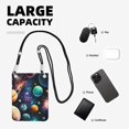 thumbnail image 6 of Planets Galaxy Stars Cosmic Space Small Crossbody Phone Bag, Cell Phone Purse with Adjustable Removable Strap, Mini Travel Shoulder Pouch, 6 of 7