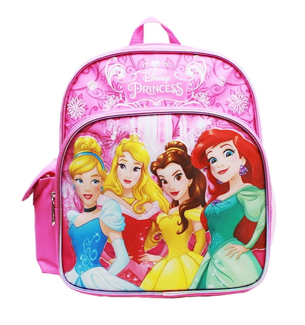 Princess Cinderella Belle Aurora Rapunzel 10" Mini  Backpack Girl's Book Bag