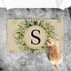 thumbnail image 2 of Precio sorpresa!Felpudos con letras para puerta delantera, decoración Floral, felpudos con iniciales, entrada al aire libre, decoración de apellidos para el hogar, interior y exterior, 2 of 3