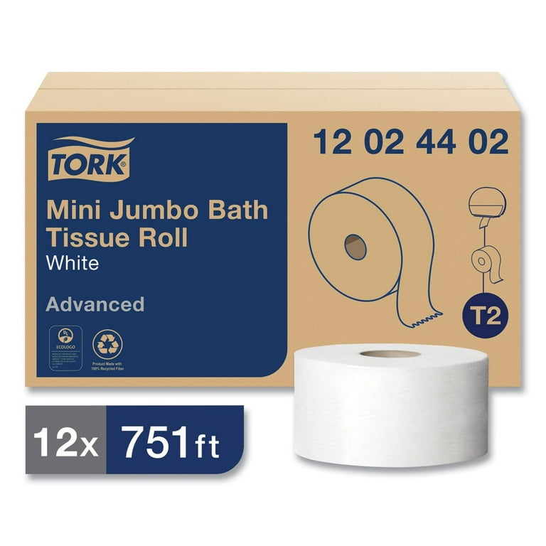Universal Jumbo Bath Tissue, Septic Safe, 2-Ply, White, 3.48 Universal Jumbo Bath Tissue, Septic Safe, 2-Ply, White, 3.48