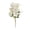 #308-White, variant on Cheapark Artificial Triangle Rose Bouquet Tabletop Decor Faux Floral Ornament Home Living Room Indoor Daily Decoration