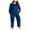 Navy, variant on XINXIAOO Women's Plus Size Flannel Pajama Set Thickened Warm Coral Loungewear Loose Fit Winter Sleepwear & Outerwear For Home And Outdoor Use Womens Two Piece Pajama Set Long Silk Pajamas for Women