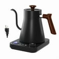 thumbnail image 1 of 900ml Gooseneck Electric Kettle Smart Temperature Control Pot 1200W Rapid Heating Kettle 304 Stainless Steel Liner (US), 1 of 7