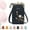 Black, variant on Women Sling Cross-Body Wallet, The Foldie Crossbody with Phone Holder, RFID Blocking Multi-compartment Bag for Travel & Daily Use