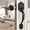Matte Black, variant on Black Front Door Handle Set with Passage Lever,Deadbolt Not Included,Exterior Door Handleset for Single Cylinder or Smart Deadbolts, Matte Black