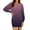 Dark Purple, variant on Bodycon Dresses for Women Long Sleeve Fall Ribbed Sweater Dress Warm Gradient Crew Neck Dresses Fashion Silm Fit Women's Clothing, Turquoise L