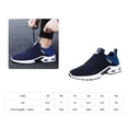 thumbnail image 3 of Zapatillas de deporte Zapatos casuales para hombre Malla resistente al desgaste para viajes al aire libre (39) Azul Ndcxsfigh Tenis De Mujer Tenis De Hombre, 3 of 9