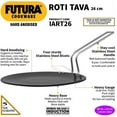 thumbnail image 4 of Hawkins Futura Hard Anodized 10.25" Concave Tava Griddle, 4 of 5