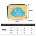 thumbnail image 3 of Banner Design Hello Summer 17 inch Portable Laptop Sleeve Compatible with MacBook Air Notebook Computer Case for Men Women College School Students, 3 of 7