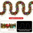 thumbnail image 3 of 1pc Christmas Tinsel Garland Metallic Shiny Garland With LED Lights Christmas Tree Garland Thick Hanging Suitable For Home Decor, 3 of 7