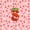 Pink Red S, variant on meiyoeat Strawberry Floral Monogram A Bed Sheets,3D Cartoon Cute Fruit Full Size Sheets For Girl,4pcs,1 Flat Sheet,1 Fitted Sheet and 2 Pillowcases