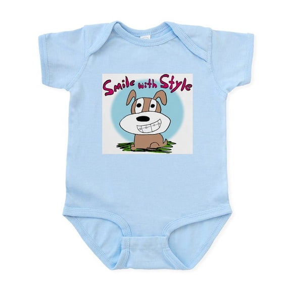 CafePress - Kendog Braces Infant Bodysuit - Baby Light Bodysuit, Size Newborn - 24 Months