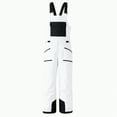 thumbnail image 6 of HCNTES Kids Waterproof Snow Bib Overalls Toddler Adjustable Strap Design Comfortable Winter Ski Wear(A01-White,8-9 Years), 6 of 8