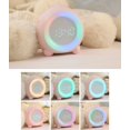 thumbnail image 2 of Pesca Reloj Despertador Inteligente Aplicación Multifuncional Creativa Altavoz Bluetooth Mini Reloj Digital Dormir Noche Luz Rosa, 2 of 5