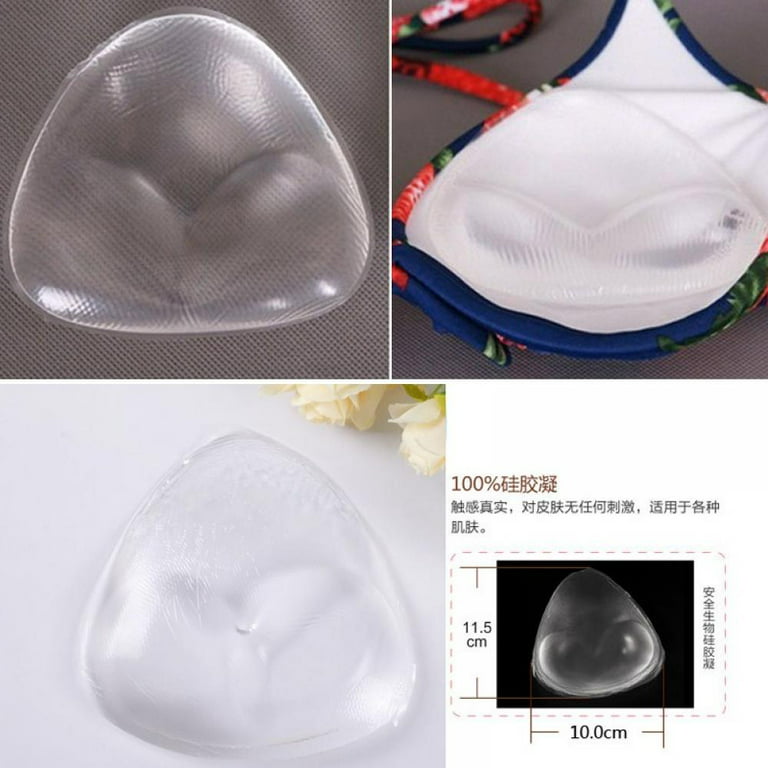 Waterproof Silicone Chicken Cutlets Bra Inserts - Soft Push Up Enhancer Pads  for Summer Swimsuits & Bikini 