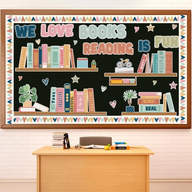 La lectura de las decoraciones para tablones de anuncios establece una mentalidad de crecimiento boh