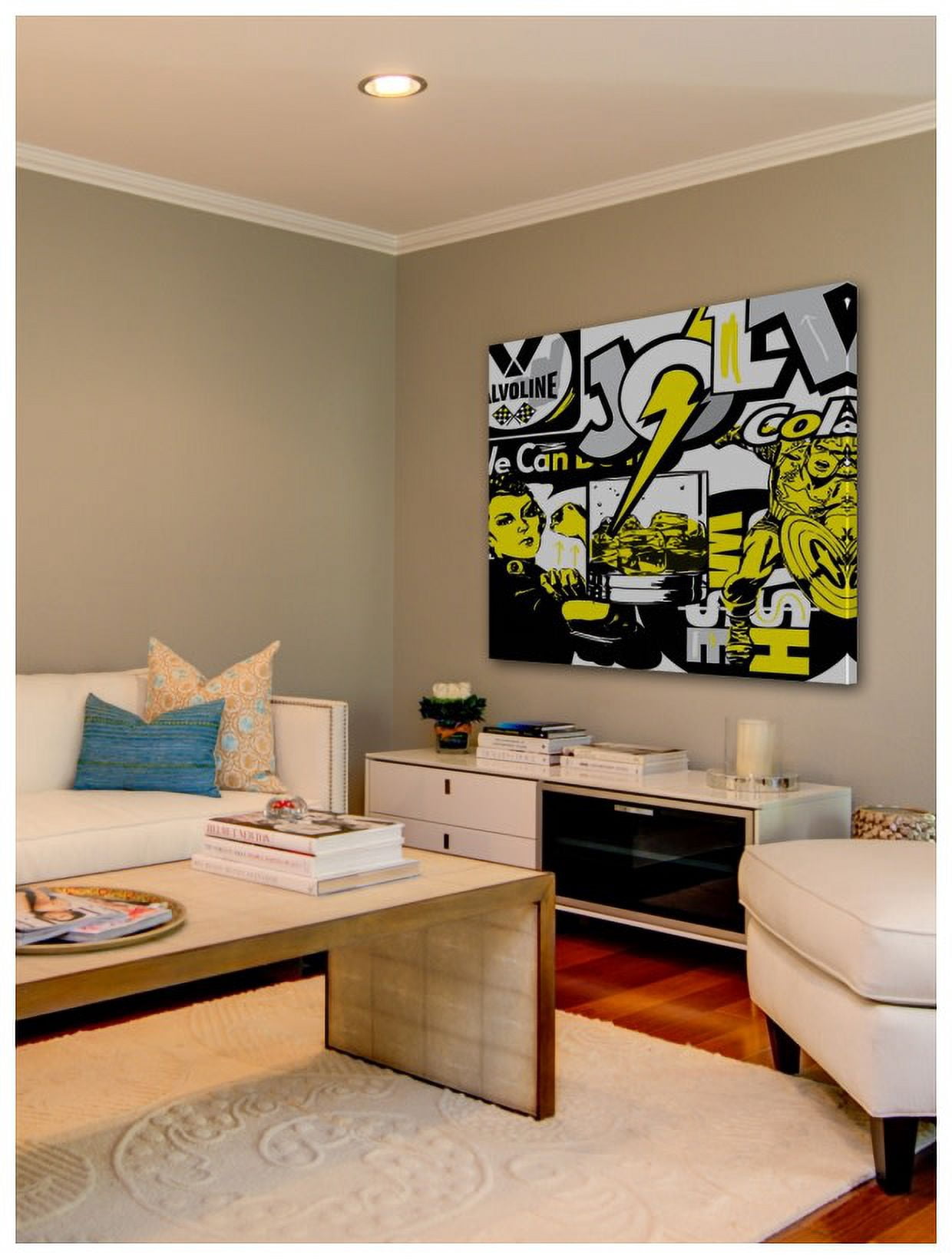 Marmont Hill "Jolt 1" Print on Canvas