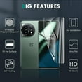 thumbnail image 2 of ZYQEEE 3 Pack Screen Protector for OnePlus 12 - 6.82",HD Hydrogel Soft TPU Protective Film, Fingerprint Compatible, Curved Full Coverage [Not Tempered Glass], 2 of 8