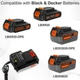 thumbnail image 7 of HQRP 20V Li-Ion Battery Charger fits Black and Decker BDCDE120C BDCDMT120 BDC120VA100 LD120CBF LD120VA Electric Drill, 7 of 7