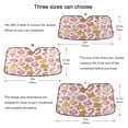 thumbnail image 3 of Iauyy Foldable Windshield Sun Shade for Cars, Interior Sun Protection for car UV Protection for Sedan/SUV/Truck, (S/M/L) Christmas Ornaments Set, 3 of 8