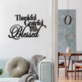GHOONEY Thankful Grateful Blessed Metal Letter Wall Art Decor Wall