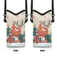 thumbnail image 7 of ZIATUBLES Crossbody Phone Pouch Shockproof Neoprene Cellphone Bag Portable Phone Sleeve Case with Adjustable Strap Top Opening Phone Purse, 4 X 8 Inch, Reindeer Christmas Tree Present, 7 of 7