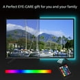 thumbnail image 2 of TORCHSTAR LED Multi-Color TV Bias Lighting Backlight Strip for 32" to 60" Flat HDTV, Decorate Troffer, Gaming Computer, ETL-Listed, Home Theater Ambience Light Kit,with Remote Control, UL Adapter, 2 of 8