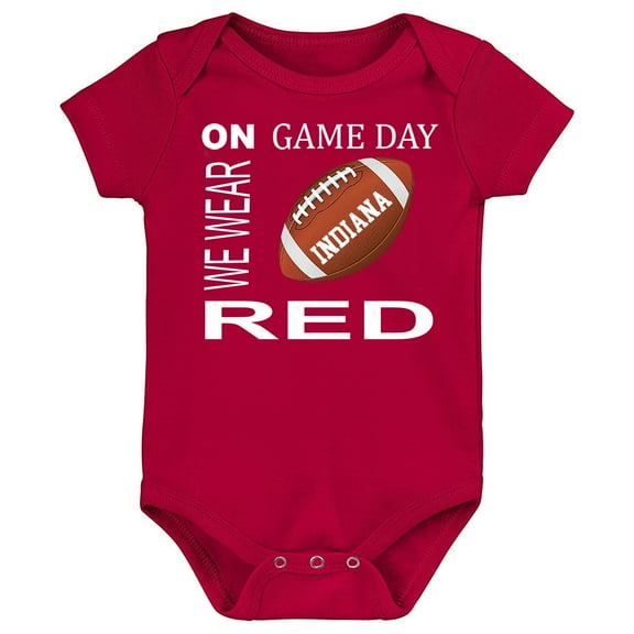 Future Tailgater On Gameday Baby Bodysuit for Indiana Fans