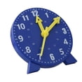 thumbnail image 2 of Clock Learning Model, Independent Discover Training Observation Ability Cognitive Time Clock Teaching Aid Harmless Safe Plastic  for School Blue, 2 of 8