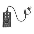 thumbnail image 2 of Usb USB Sound Card External Stereo Sound Card with Volume Control USB to 3.5mm Jack Sound Adapter for PC Laptop Desktop Headset, 2 of 7