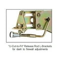 thumbnail image 3 of Lokar EFB-9003 LOCEFB-9003 BILLET ALUMINUM UNDER-THE-DASH FOOT OPERATED EMERGENCY BRAKE, 3 of 4