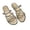 Gold, variant on Women Rhinestone Flat Slide Sandals Roman Style Soft Non Slip Sole Plus Size Spring Summer Beach Casual Shoes,Gold