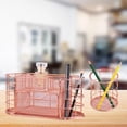thumbnail image 5 of Organizer, Cute Mesh Office Supplies Accessories Desktop Organization & Decor, Pen Holder Organizer - Rose Gold, 5 of 8