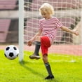 thumbnail image 3 of Hengguang 4 Pairs Kids Over Knee Soccer Socks, Boys Soccer Socks for Children Aged 5-12 to Playing Sports, 3 of 7