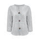 thumbnail image 4 of TaTaai Women's Summer Cardigan Top V-Neck Long Sleeve Linen Cotton Blend Button Front Loose Fit Casual Blouse Gift, 4 of 4