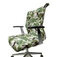 thumbnail image 6 of Ambesonne Botanical Office Chair Cover Stretchable High Back, Toucan Birds in Jungle, Olive Green Brown Yellow, 6 of 6