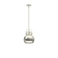 thumbnail image 3 of Innovations Lighting  Newton Metal Sphere - 1 Light 8" Stem Hung Pendant Polished Nickel, 3 of 5