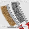 thumbnail image 2 of Stainless Steel Wire Brush, Metal Rust Removal, Decontamination and Polishing Multi-Functional Brush, 2 of 5