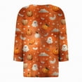 thumbnail image 4 of Godom Women Halloween Shirt Halloween Tshirt Graphic Tees Fall Season 3/4 Sleeve Tops, 4 of 5