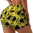thumbnail image 2 of Caution Workout Shorts For Women Scrunch Butt Lifting Yoga Gym Seamless Booty Biker Shorts Medium, 2 of 9