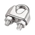 thumbnail image 1 of Unique Bargains 316 Stainless Steel Wire Rope Clip Clamp for 8mm Diameter Cable, 8 Pack, 1 of 5